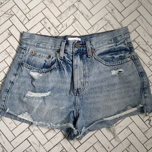 Pistola Distressed Denim Women Shorts